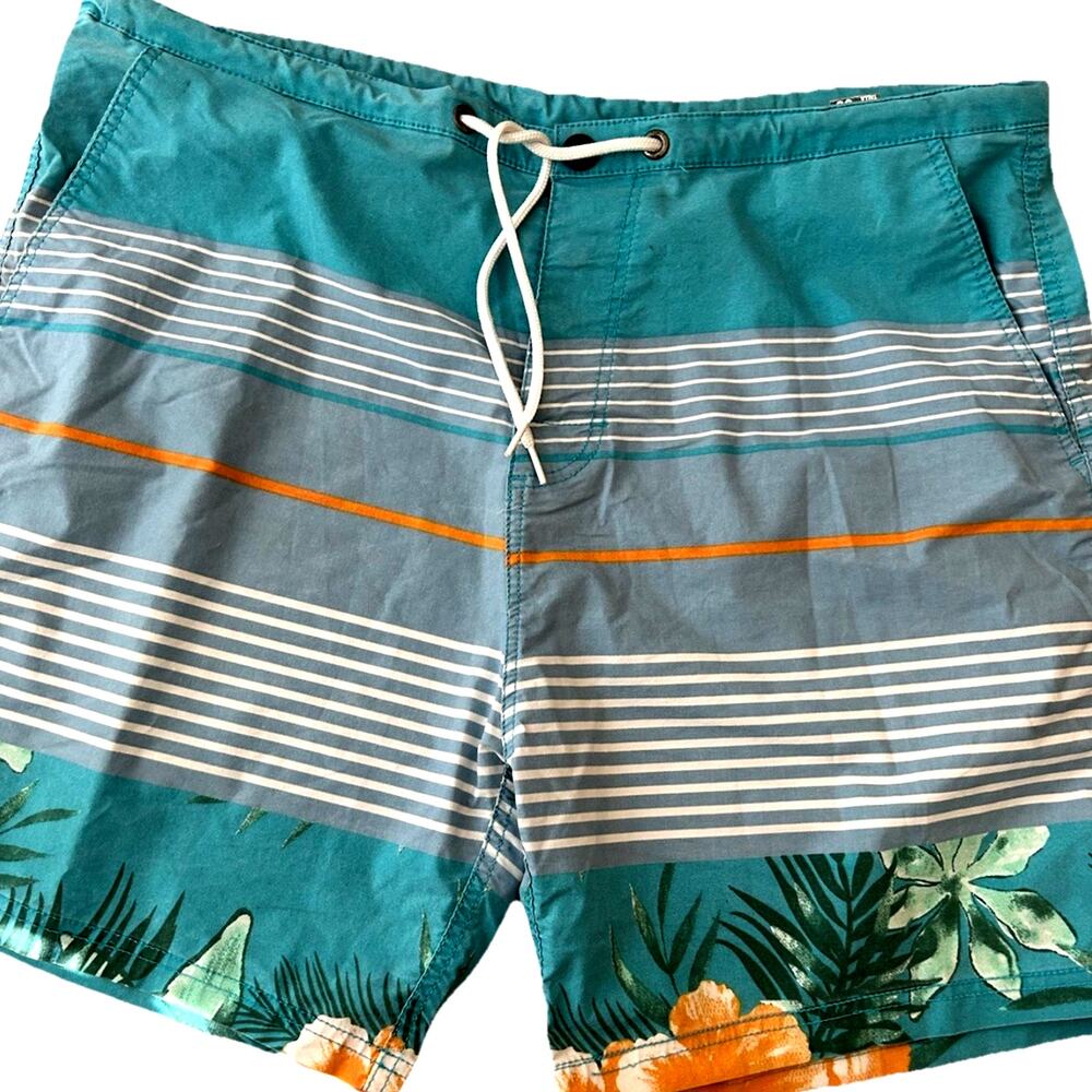VTG 90s Board Shorts Men’s Sz 38 Grunge Punk Wave Life Preppy Retro Surf Skate